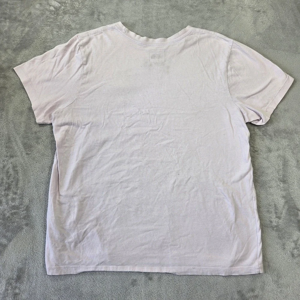 The North Face Womens Lavender Purple Topographic Logo Graphic T-Shirt Size L - Picture 6 of 6